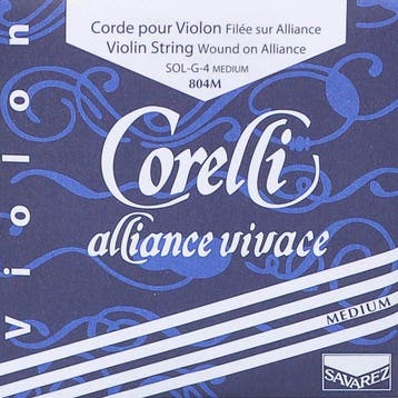 Corelli CO-804-M violin string G-4 4/4, medium, alliance KF,, Ophalen of Verzenden, Nieuw