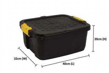 24L Heavy Duty Storage Box, Tuin en Terras, Nieuw
