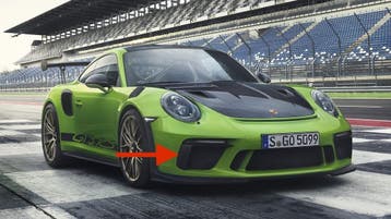 Carbon canard luchthapper Porsche 911 991 GT3 GT3RS, Verzenden