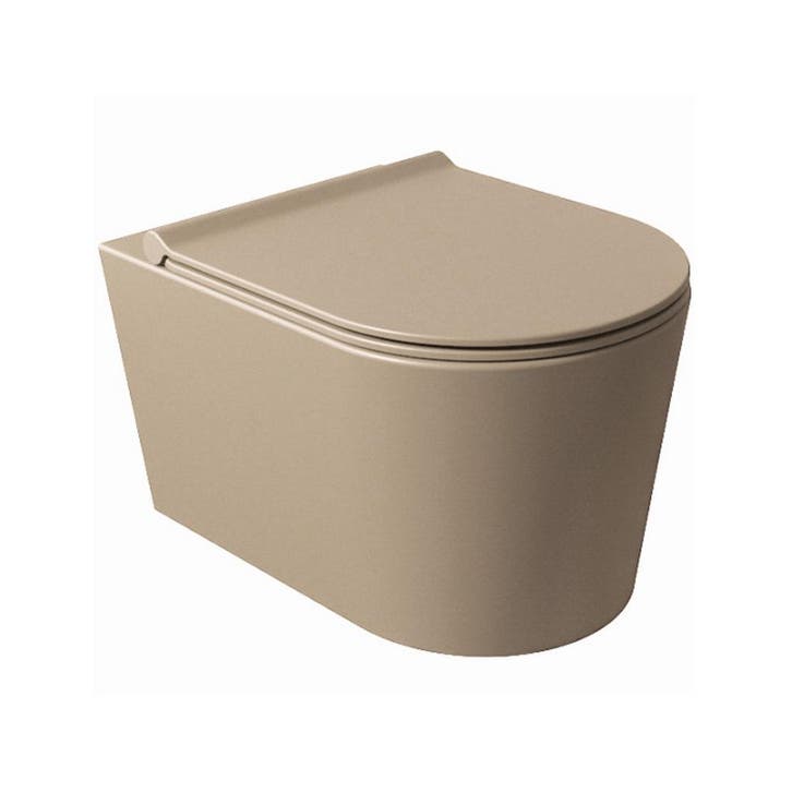 Wandcloset Salenzi Civita 50x35x36.5cm Keramiek Rimless Mat, Doe-het-zelf en Verbouw, Sanitair, Overige typen, Nieuw, Ophalen of Verzenden