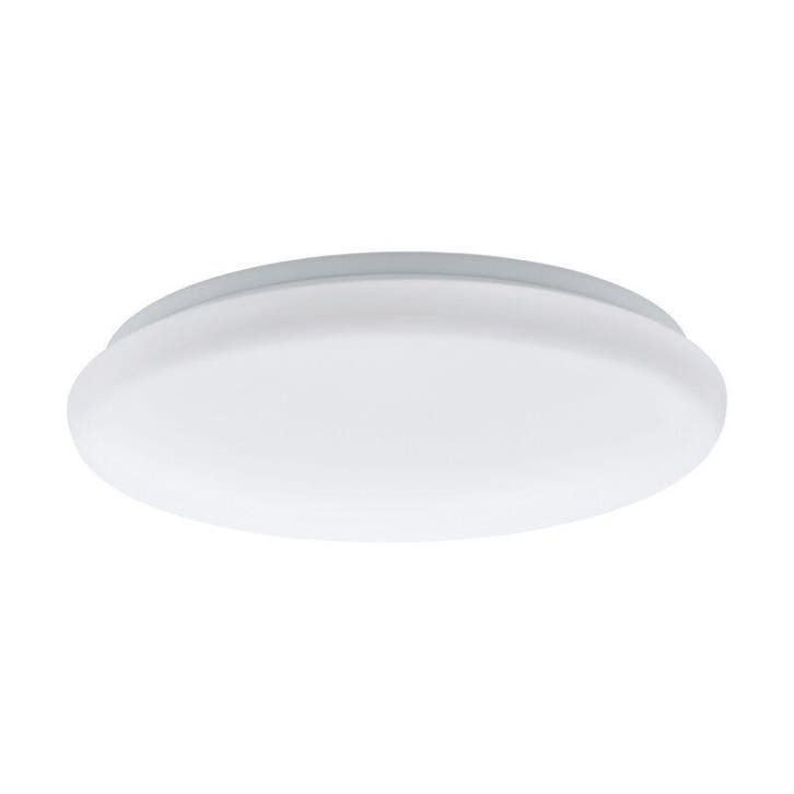 Witte plafondlamp met sensor staal, Patryk, 12W, 3000K LED, Huis en Inrichting, Lampen | Plafondlampen, Nieuw, Metaal, Ophalen of Verzenden