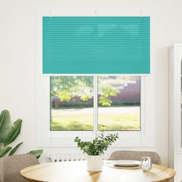 vidaXL Plissé rolgordijn 105x150cm stofbreedte 104,4cm, Huis en Inrichting, Verzenden, Nieuw, Groen