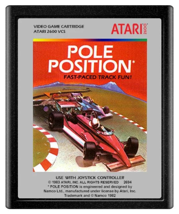 Pole Position (Cart Only + Manual), Spelcomputers en Games, Games | Atari, Verzenden