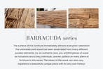 Eettafel BARRACUDA 180 cm met X-poten, naturel, zonder, Ophalen of Verzenden, Nieuw