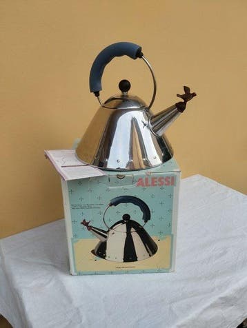 Alessi - Michael Graves - Fluitketel - 9093 met een