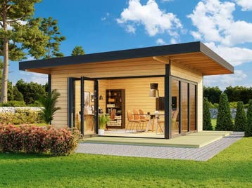 Tuinkantoor Domeo 9 450 x 450 cm, Tuin en Terras, Tuinhuizen, Nieuw