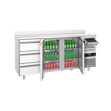 GGM Gastro | Barkoelkast PREMIUM - 2135x600mm - 570l - met 2, Zakelijke goederen, Horeca | Meubilair en Inrichting, Verzenden
