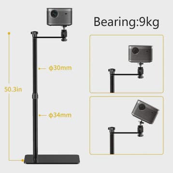 Universele Projector Stand met 360° Draaibare Balhoofd – Ver, Verzenden, Nieuw
