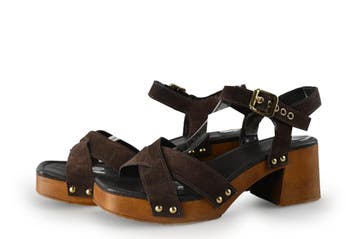 Manfield Sandalen in maat 38 Bruin, Bruin, Verzenden, Sandalen of Muiltjes, Zo goed als nieuw