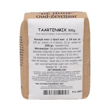 Molen de Hoop Taartenmix (biscuit/kapsel) 500gr, Verzenden, Nieuw