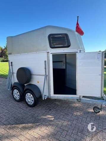 Oerdegelijke Bockmann 1,5 paards!  Vol Aluminium!, Ophalen, Zo goed als nieuw, Aluminium, 1½-paards trailer