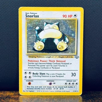 Pokémon Card - Snorlax Holo 11 - Pokémon - WOTC, Nieuw