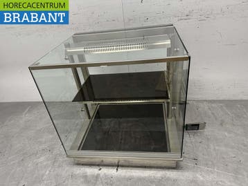 RVS Ideal Ake Infrarood Warmhoudvitrine Warmtevitrine 80 cm, Zakelijke goederen, Ophalen of Verzenden, Gebruikt