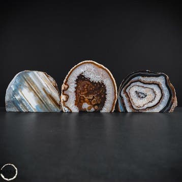 Prachtige agaatschijven – Natuurlijke structuur met een