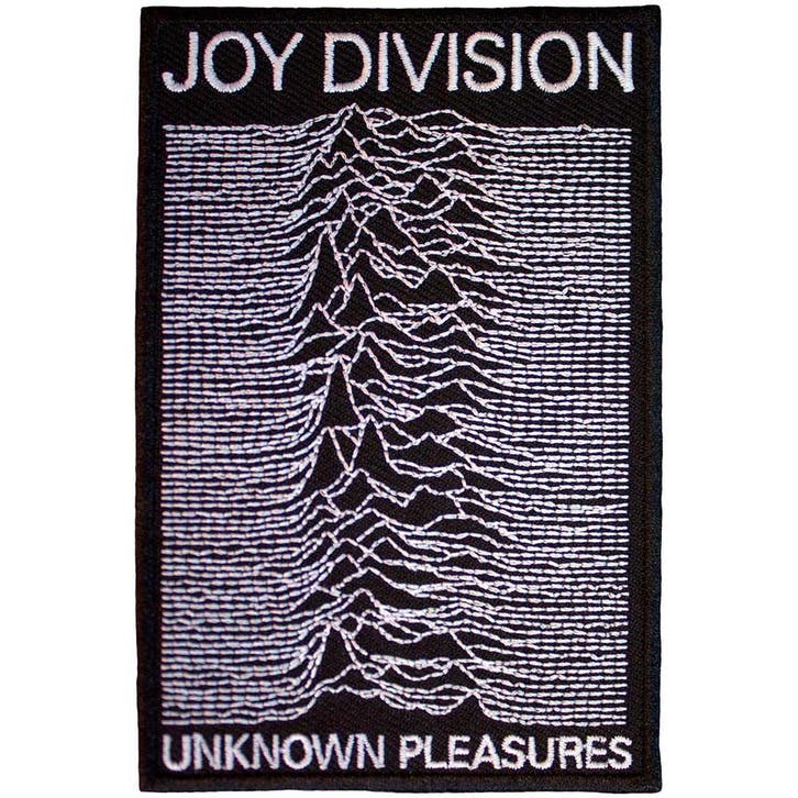 Joy Division - Unknown Pleasures Patch officiële merchandise, Verzamelen, Muziek, Artiesten en Beroemdheden, Kleding, Nieuw, Ophalen of Verzenden