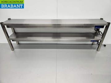HCB RVS Dubbele Warmtebrug Warmhoudbrug Verwarmde Etagere, Ophalen of Verzenden, Nieuw in verpakking