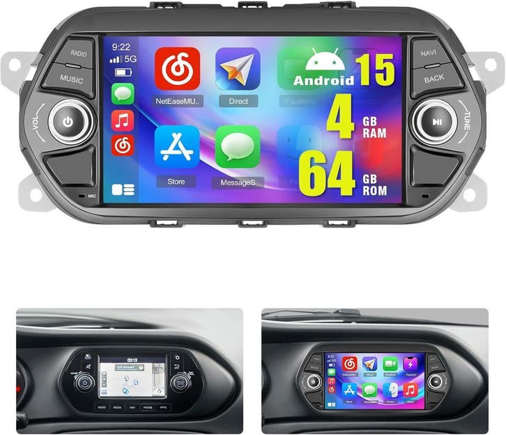 Android Autoradio EGEA | CarPlay | Laatste Stuk!, Auto diversen, Autoradio's, Nieuw, Ophalen of Verzenden