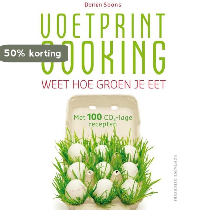 Voetprint cooking - Dorien Soons 9789059564572, Boeken, Kookboeken, Zo goed als nieuw, Verzenden