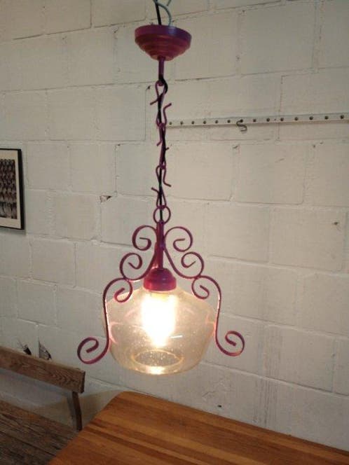 XIRYTU-H Scandinavische Hanglamp van Glas 15CM, E27 Plafondlamp, In Hoogte Verstelbaar (200 cm), Metaal & Glas, Moderne Verlichting voor Keuken, Eetkamer, Woonkamer, Bar, Café (Oranje