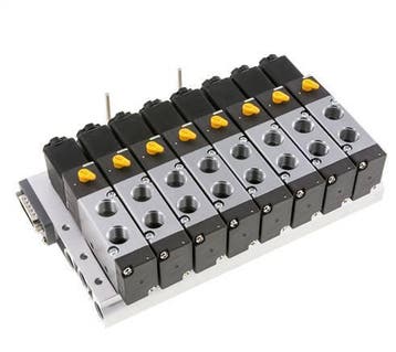 G1/4 8x pneumatisch ventiel terminal 24V DC, Verzenden, Nieuw