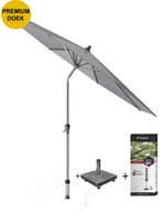 Riva premium parasol 300 cm rond manhattan met kniksysteem, Ophalen of Verzenden, Nieuw
