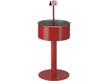 Runder Metall Aschenbecher - Asbak - Aluminium inzet -, Verzenden, Nieuw