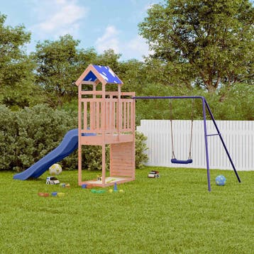 vidaXL Speelhuis massief douglashout, Kinderen en Baby's, Verzenden, Nieuw