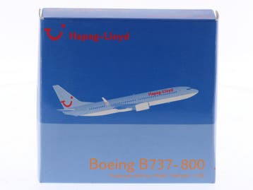 Schaal 1:500 Herpa 501149 Boeing 737-800 Hapag-Lloyd Reg...., Ophalen of Verzenden, Zo goed als nieuw