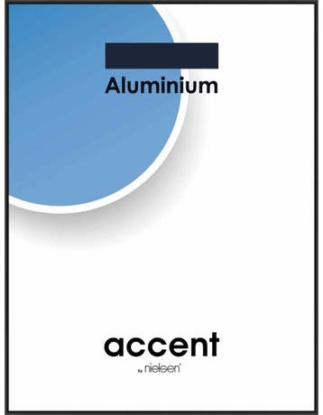 Nielsen Accent Frosted Black 13x18 cm (FSC2), Verzenden