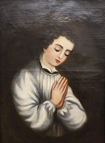 European school (XVIII-XIX) NO RESERVE - Saint in Prayer