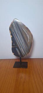 Agaat en ondersteuning - Hoogte: 20 cm - Breedte: 9 cm- 700