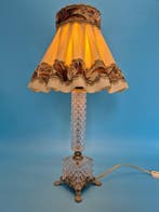 Prachtvolle Vintage Kristall Tisch Lampe – Klassisches