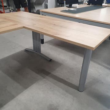 Markant hoekbureau met NIEUW blad - 200x160 cm, Ophalen of Verzenden, Nieuw