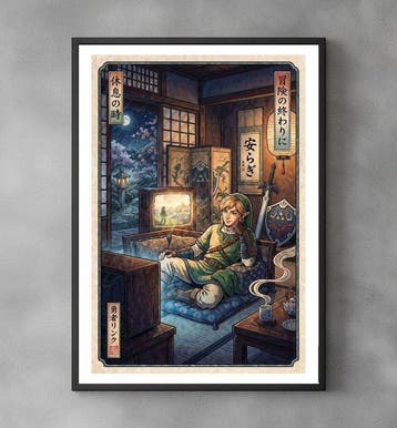 Sato Hageshi - A Heros Rest - The Legend of Zelda - Signed, Nieuw