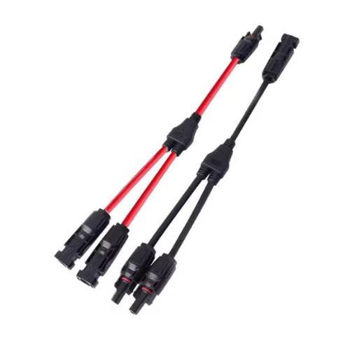 Y-Kabel splitter voor zonnepanelen camper/caravan - rood/zwa, Caravans en Kamperen, Camper-accessoires, Nieuw, Ophalen of Verzenden