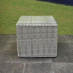 Toscane bijzettafel 50x50xH45 cm wit grijs, Tuin en Terras, Ophalen of Verzenden, Nieuw