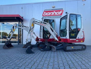 TE KOOP 2 X TAKEUCHI TB216  (2016-2024), Ophalen, Graafmachine