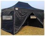 Prof Easy Up Partytent Alu 3x4,5 mtr met zijwanden Zwart, Tuin en Terras, Partytenten, Verzenden, Nieuw, 2 meter of meer, Partytent