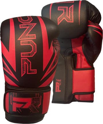 PunchR™ Electric Bokshandschoenen Microfiber Zwart Rood, Ophalen of Verzenden, Nieuw
