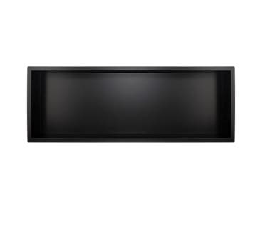Mat zwart RVS Inbouwnis 30x90x10cm, Verzenden, Nieuw