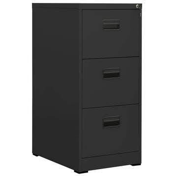 vidaXL Archiefkast 46x62x102,5 cm staal antracietkleurig, Verzenden, Nieuw