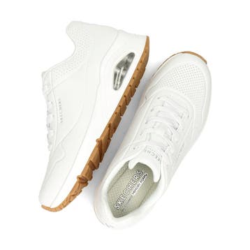 Skechers Street Uno lage sneakers voor dames in het Wit, Skechers, Verzenden, Wit, Nieuw
