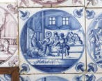 11 diverse aardewerken tegels, Holland, periode 1750 - 1800, Antiek en Kunst