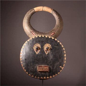 Mask - Baule - Ivoorkust - Goli Kplé-kplé Maske.