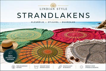 Strandlaken XL Tweepersoons Mandala strandkleed, Huis en Inrichting, Ophalen of Verzenden, Nieuw, Overige kleuren, Handdoek