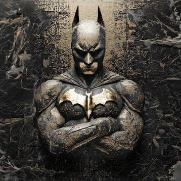 Artxlife - Black&Gold Lego Batman [XXL], Nieuw