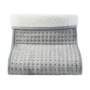 [en.casa] Elektrische voetenwarmer Bari 26x30x30 cm 100W gri, Verzenden, Nieuw