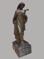 Fernando Cruz Solís (1923-2003) - sculptuur, Saint Theresa