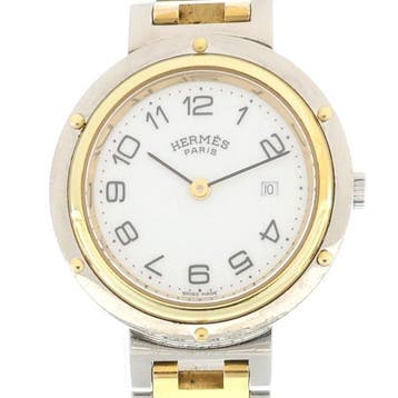 Hermès - Clipper Quartz Two-Tone Arabic Numerals Lady -, Nieuw