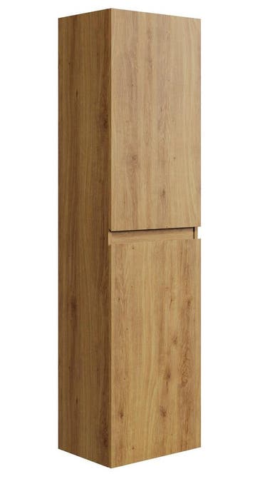 Badkamerkast Angela 40 x 30 x 150 cm Eiken Kolomkast, Verzenden, Nieuw, (Half)hoge kast
